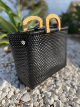 Load image into Gallery viewer, Black Madera Tote