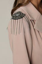 Load image into Gallery viewer, Blazer Dress with Metal Hardware in Bare
