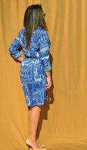 Load image into Gallery viewer, Printed Button-Down Shirt Dress
