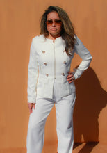 Load image into Gallery viewer, Double Breasted Blazer - White
