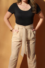 Load image into Gallery viewer, Paperbag Waist Belted Pants - Camel
