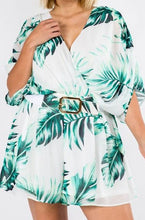 Load image into Gallery viewer, Ivory Tropical Romper
