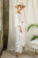 Load image into Gallery viewer, Floral Print Maxi Ruffle Skirt Set
