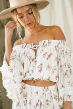 Load image into Gallery viewer, Floral Print Maxi Ruffle Skirt Set
