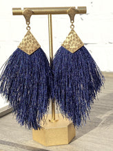 Load image into Gallery viewer, Gold Tassel Earrings
