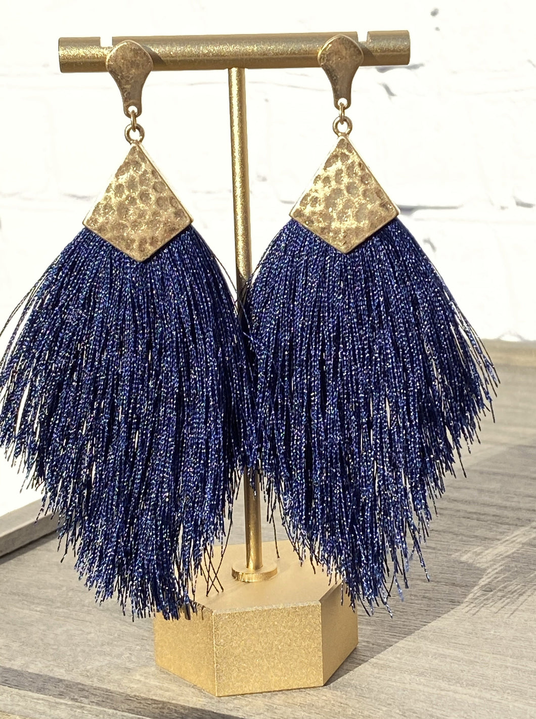 Gold Tassel Earrings