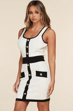 Load image into Gallery viewer, Bodycon White Mini Dress

