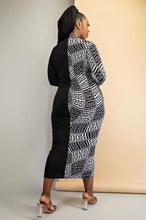 Load image into Gallery viewer, Colorblock Midi Dress
