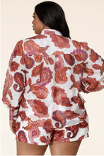Load image into Gallery viewer, Paisley Short Set
