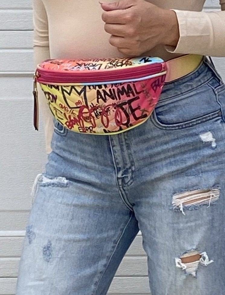 Graffiti Fanny Pack / Belt Bag