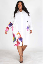 Load image into Gallery viewer, Painted Oversized Shirt Dress
