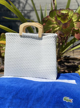 Load image into Gallery viewer, White Madera Tote
