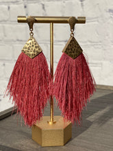 Load image into Gallery viewer, Gold Tassel Earrings
