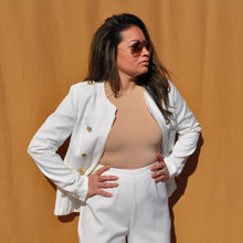 Load image into Gallery viewer, Double Breasted Blazer - White

