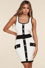 Load image into Gallery viewer, Bodycon White Mini Dress
