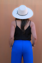 Load image into Gallery viewer, Tank Blouse Bodysuit in Black
