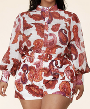 Load image into Gallery viewer, Paisley Short Set
