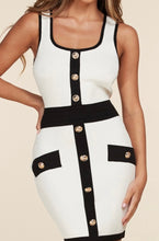 Load image into Gallery viewer, Bodycon White Mini Dress
