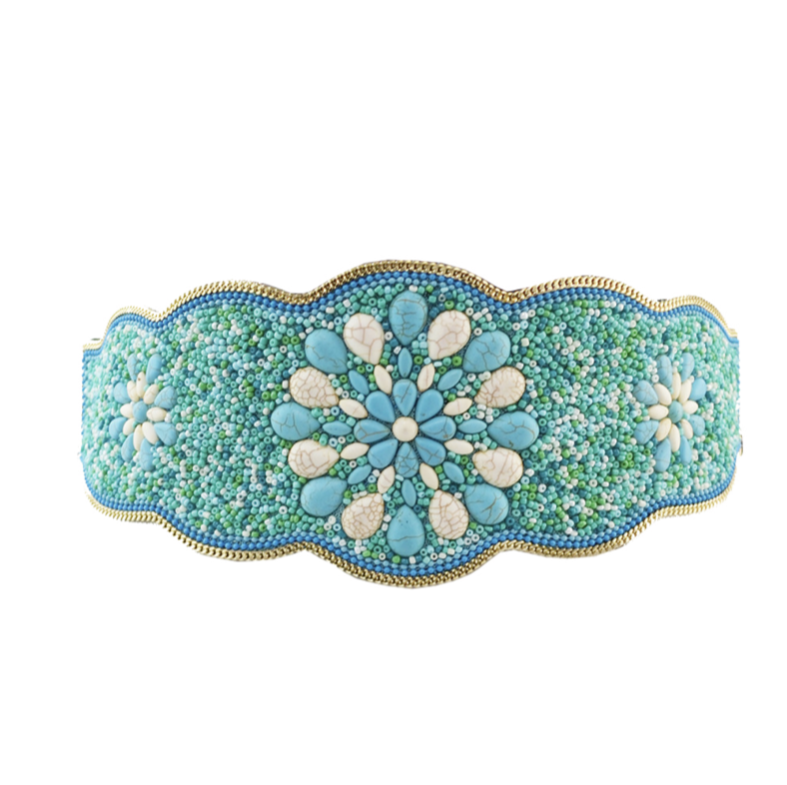 Turquoise Cancun Boho Belt
