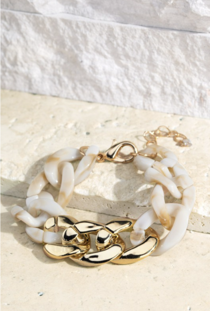 Ivory Gold Bracelet