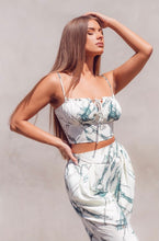 Load image into Gallery viewer, Ivory Tube Top &amp; Cigarette Pants Set
