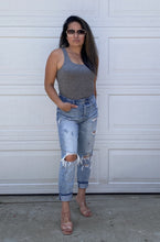 Load image into Gallery viewer, Tank Bodysuit in Grey
