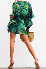 Load image into Gallery viewer, Tropical Kimono Sleeve Romper
